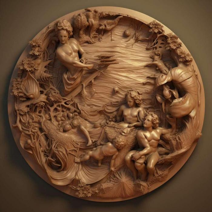 نموذج ثلاثي الأبعاد لآلة CNC 3D Art 